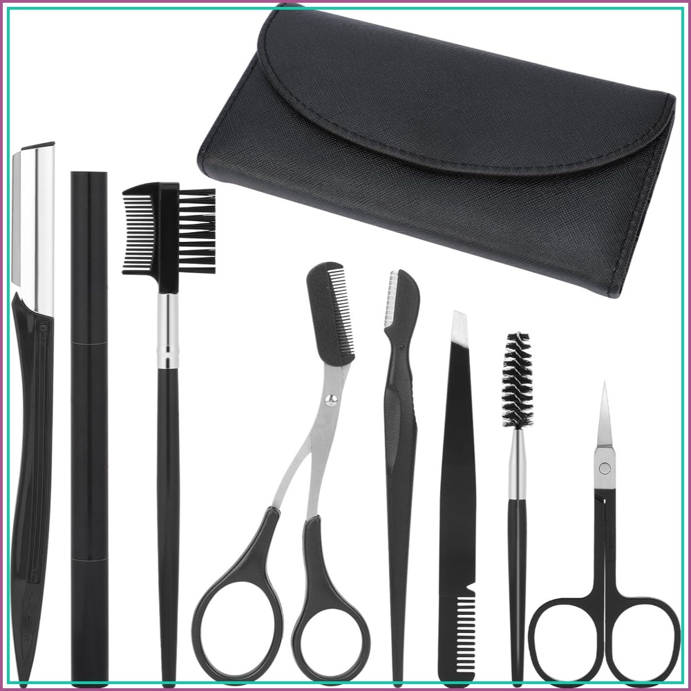 Men'S Grooming Eyebrow Shape - Professional Eyebrow Shaping Grooming Kit, 8PCS/SET
