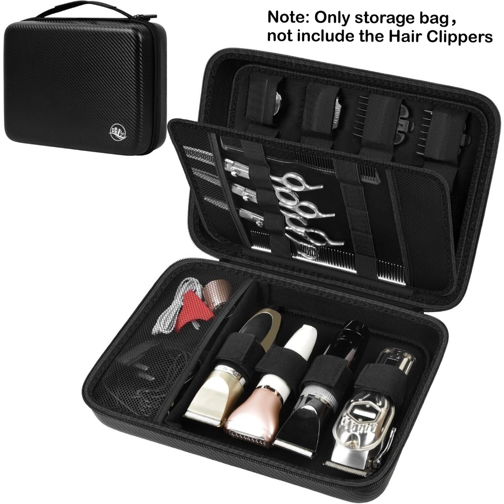 Men'S Grooming Razor Kit - Hair Cutting Barber Supplies Organizer Bag,