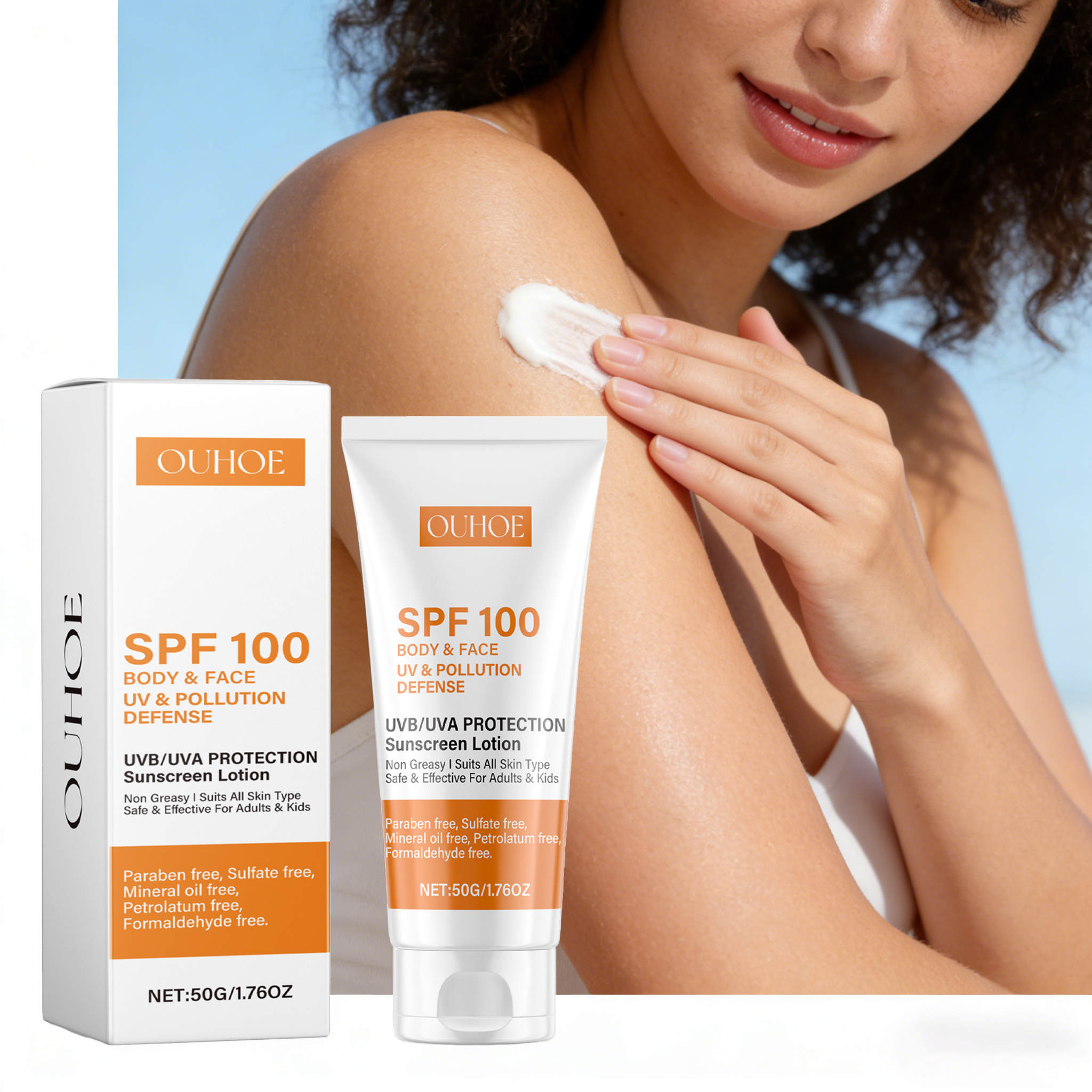 Face Moisturizer Spf - Spf 100 Body Sunblock Cream Gentle