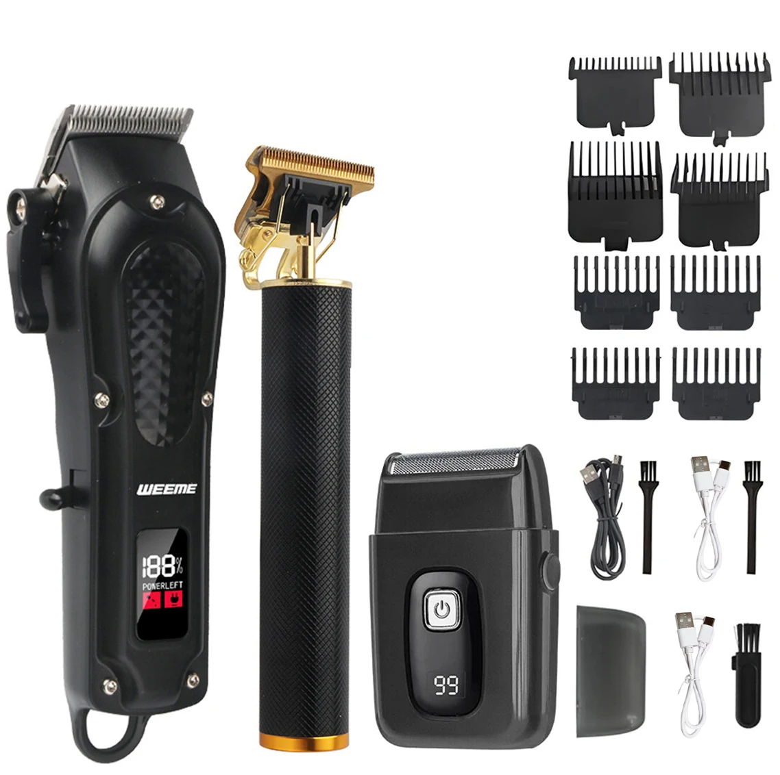 WEEME 806 Electric Hair Clippe - Beard Trimmer Cordless 评论和价格