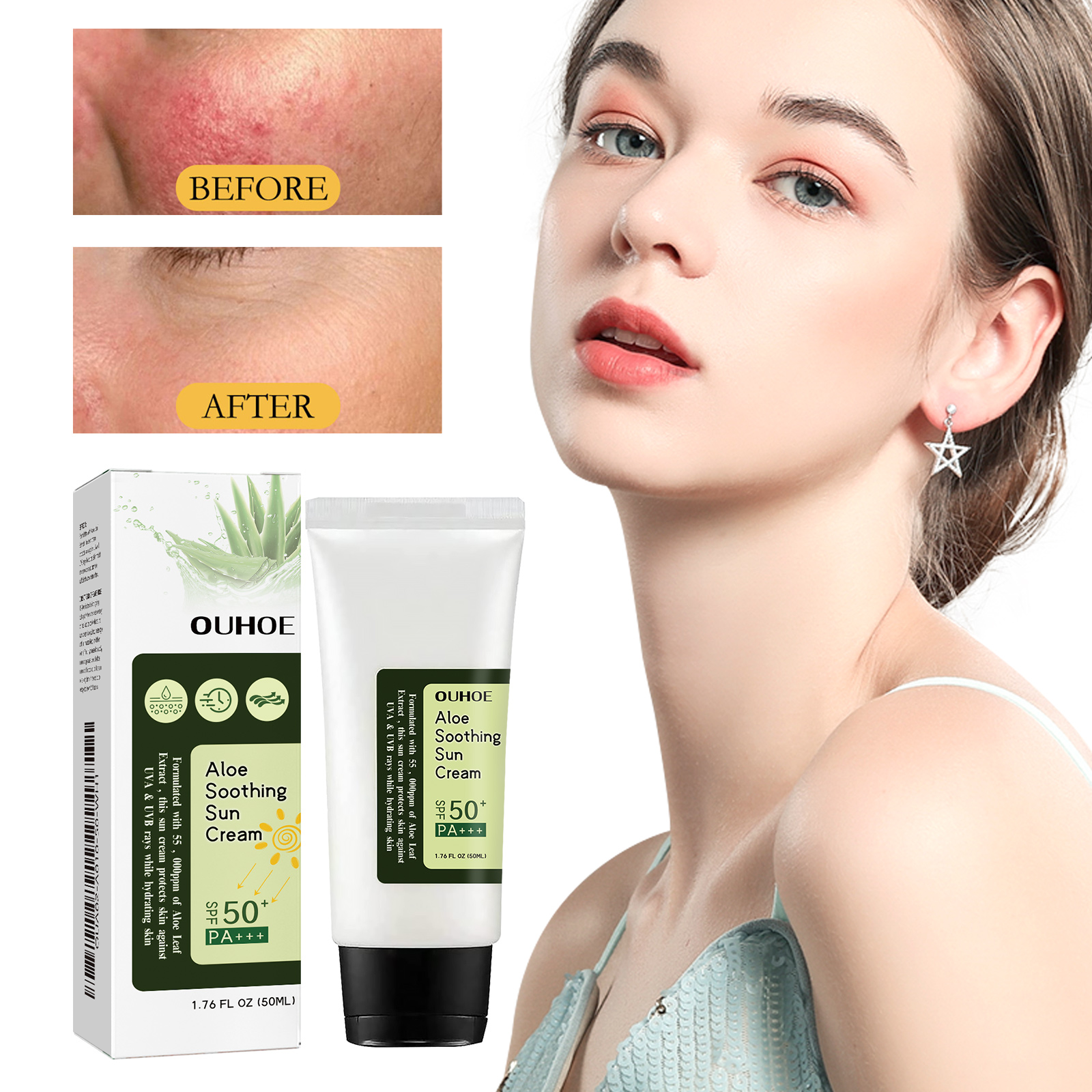 Aloe Vera Protective Cream Hyd - Face Moisturizer Spf 评论和价格