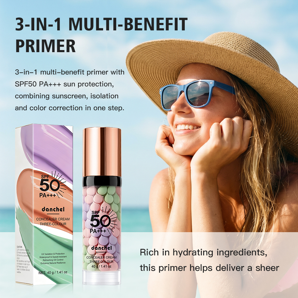 3-in-1 Primer SPF 50 Color Cor - Face Moisturizer Spf 评论和价格