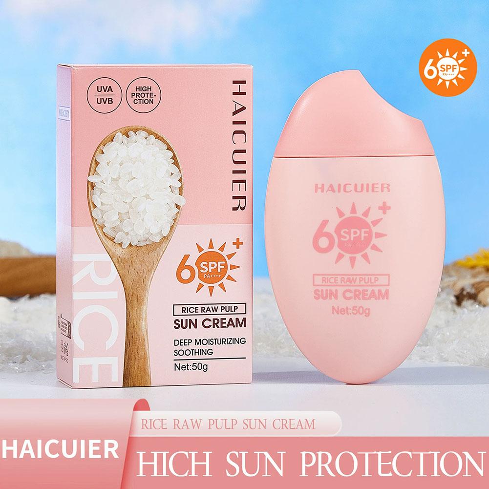 SPF50+ Sunscreen Rice Raw Pulp - Face Moisturizer Spf 评论和价格