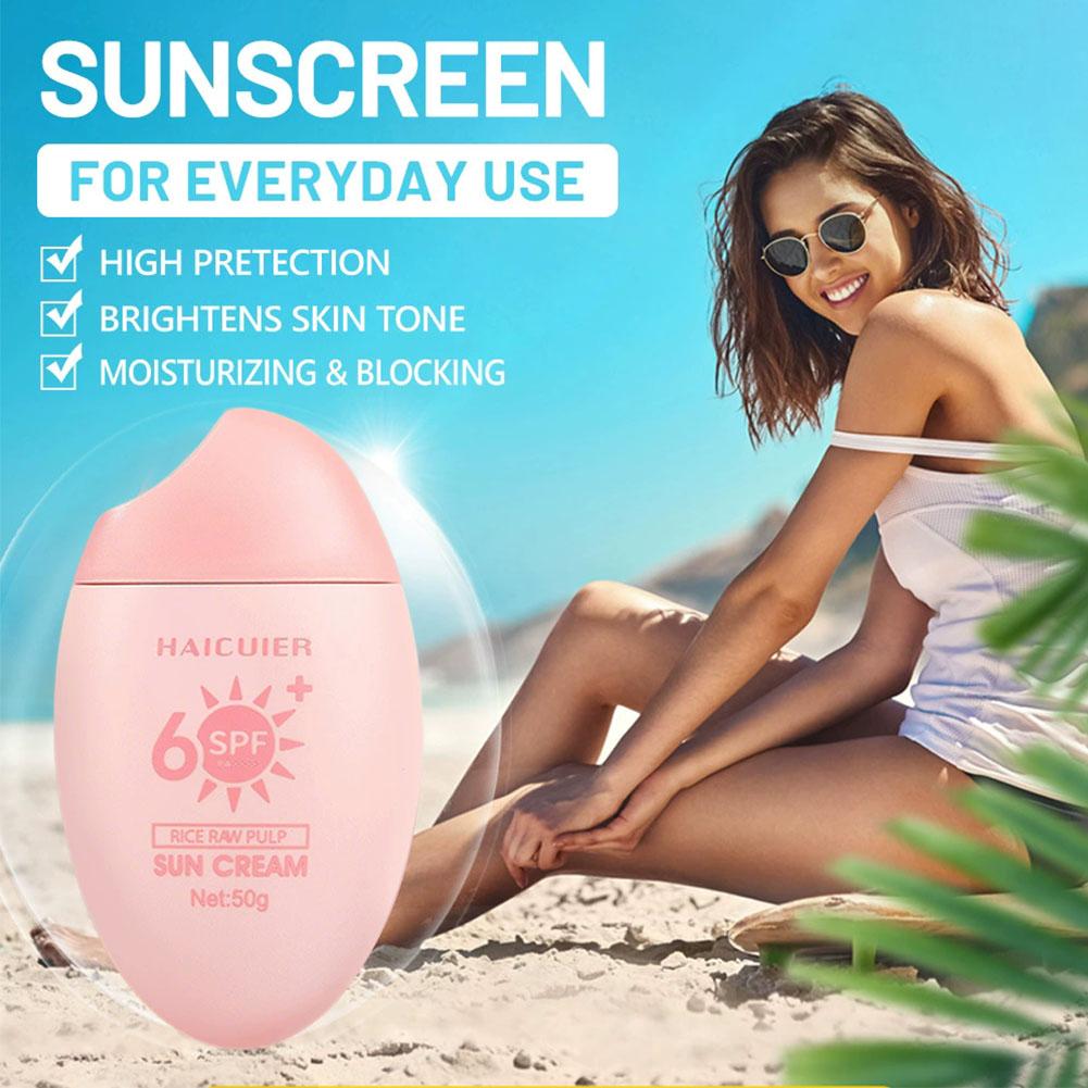 SPF50+ Sunscreen Rice Raw Pulp - Face Moisturizer Spf 评论和价格