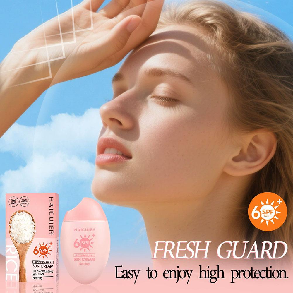 SPF50+ Sunscreen Rice Raw Pulp - Face Moisturizer Spf 评论和价格