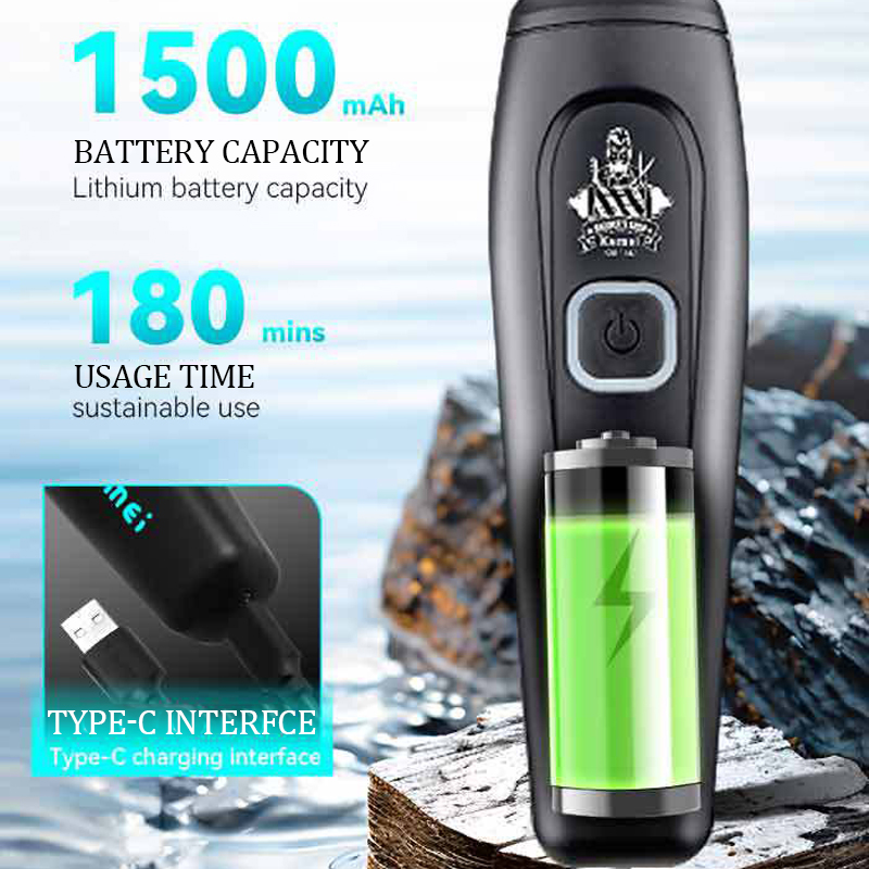 Kemei1747 Electric Hair Cuttin - Beard Trimmer Cordless 评论和价格