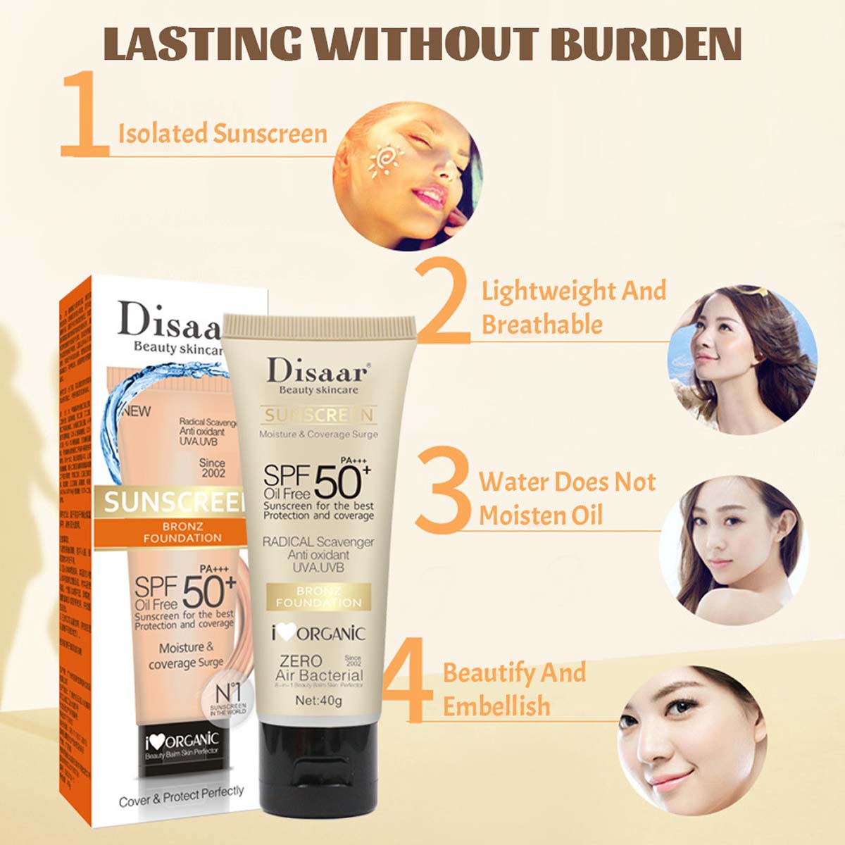 SPF 90++++Sunscreen Nourishing - Face Moisturizer Spf 评论和价格