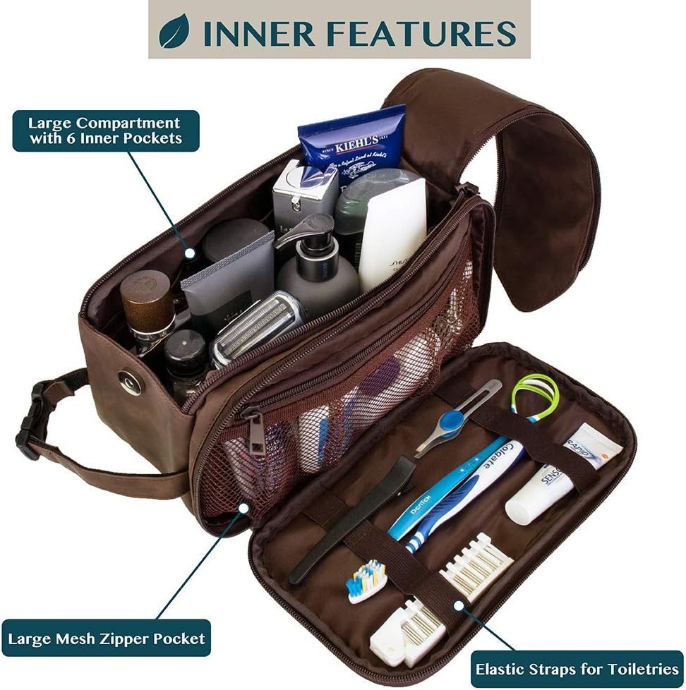 PAVILIA Toiletry Bag for Men,  - Men'S Grooming 评论和价格