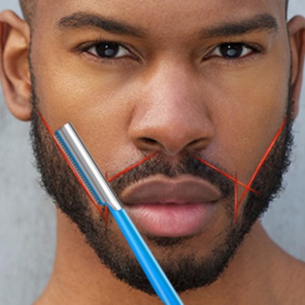 Beard Shaping Razor Tool for M - Men'S Grooming Eyebrow Shape 评论和价格