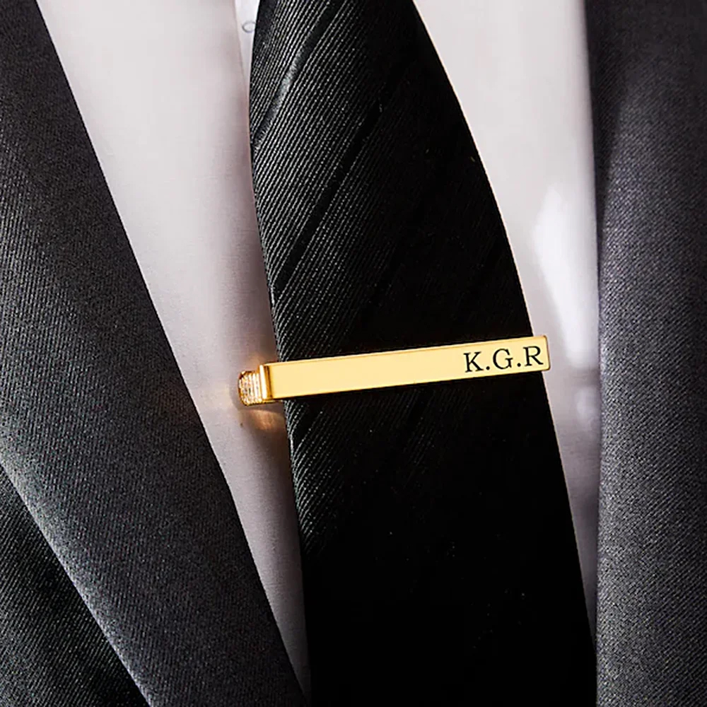 New Custom Carved Name Tie Cli - Men'S Grooming 评论和价格