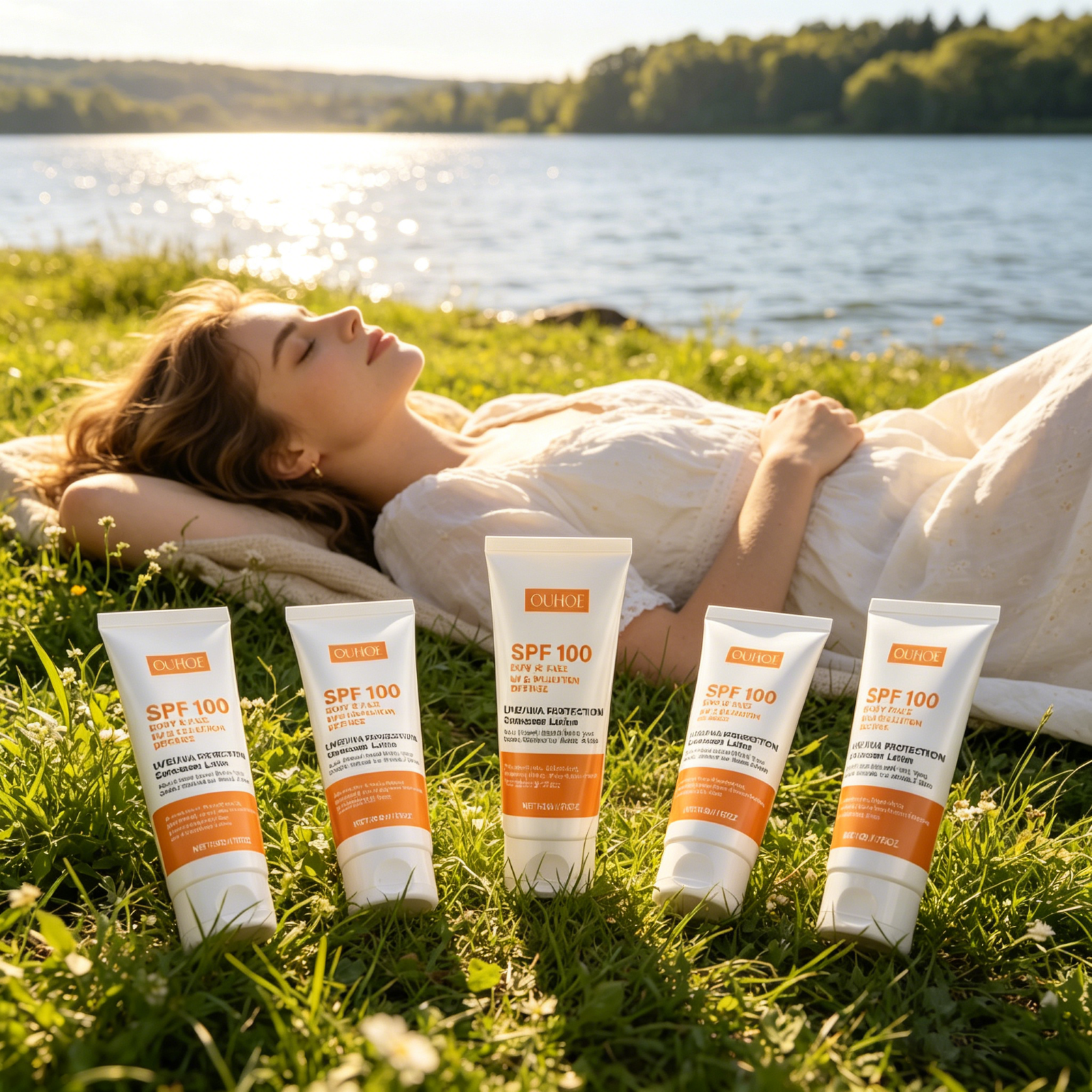 SPF 100 Sunscreen UVA UVB Prot - Face Moisturizer Spf 评论和价格