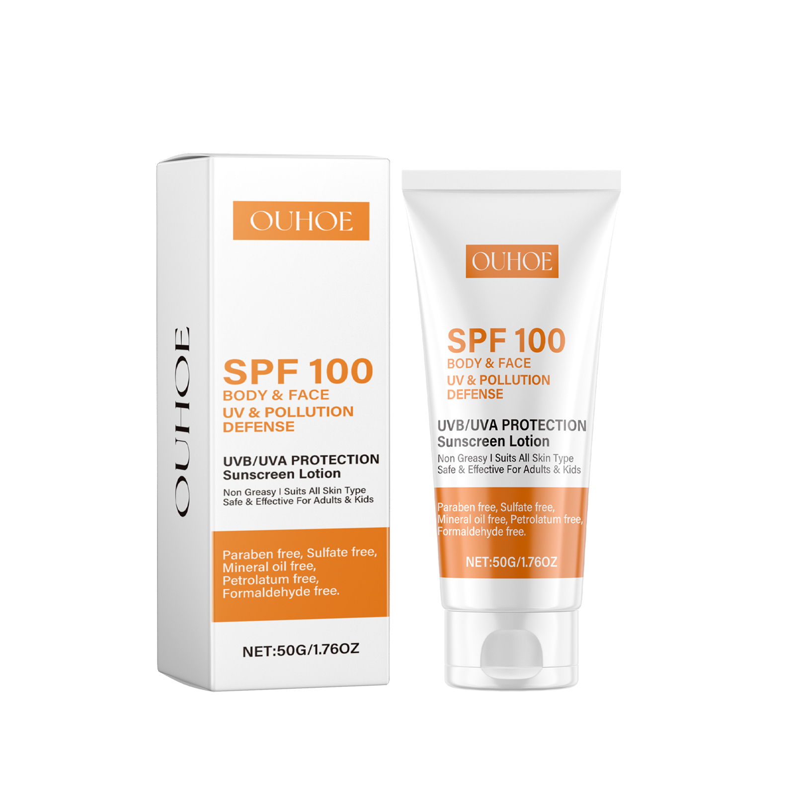 SPF 100 Sunscreen UVA UVB Prot - Face Moisturizer Spf 评论和价格