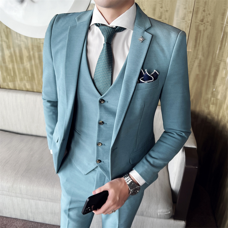 ( Jacket + Vest + Pants ) High - Mens Grooming Brand 评论和价格