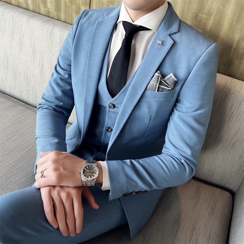 ( Jacket + Vest + Pants ) High - Mens Grooming Brand 评论和价格