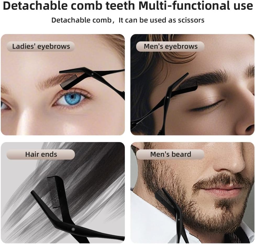 Eyebrow Scissors Trimmer with  - Men'S Grooming 评论和价格