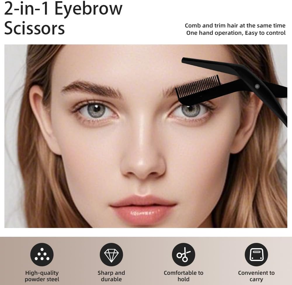 Eyebrow Scissors Trimmer with  - Men'S Grooming 评论和价格