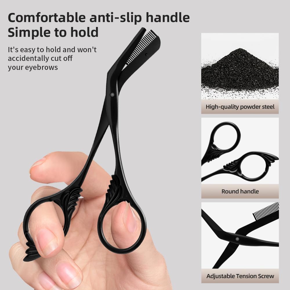 Eyebrow Scissors Trimmer with  - Men'S Grooming 评论和价格