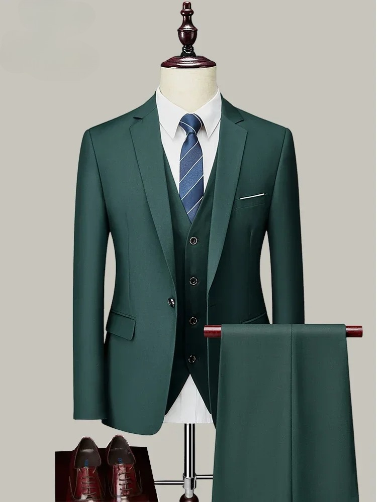 2026 M-6XL ( Jacket+Vest+Pants - Mens Grooming Brand 评论和价格