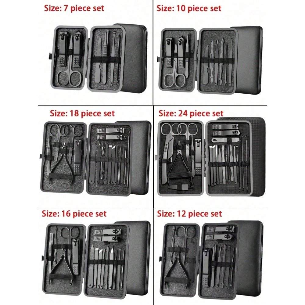 Manicure Set, Stainless Steel  - Men'S Grooming Set Gift 评论和价格