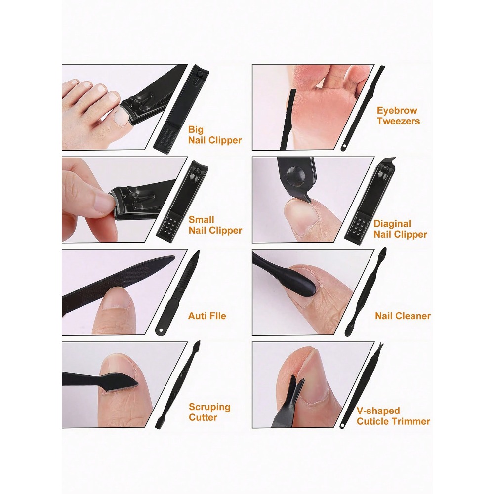 Manicure Set, Stainless Steel  - Men'S Grooming Set Gift 评论和价格