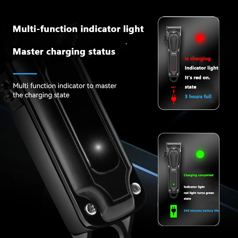 Kemei KM-1071 Electric Hair cl - Beard Trimmer Cordless 评论和价格