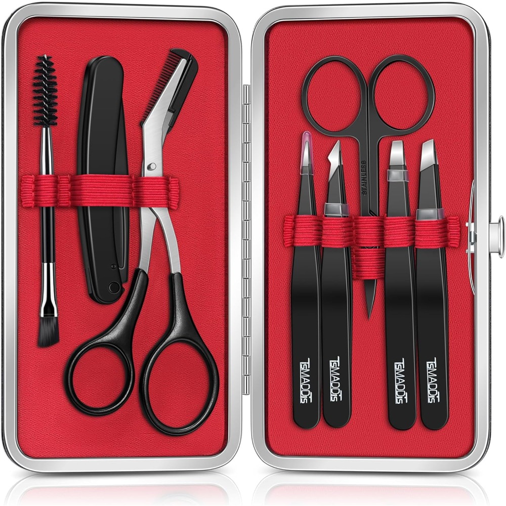 Eyebrow Kit, 8 in 1 Eyebrow Tr - Men'S Grooming Eyebrow Shape 评论和价格