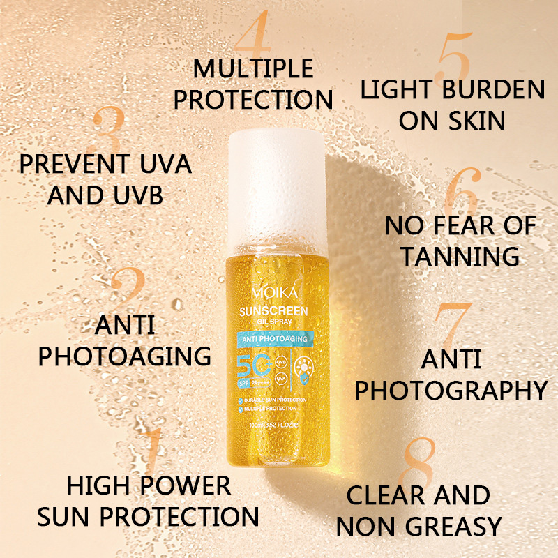 SPF 50+ Body Sunscreen Spray,U - Face Moisturizer Spf 评论和价格