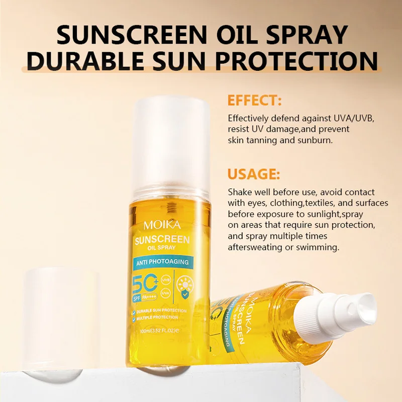 SPF 50+ Body Sunscreen Spray,U - Face Moisturizer Spf 评论和价格