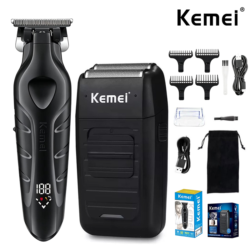 Kemei Hair Clipper KM-2269 KM- - Beard Trimmer Cordless 评论和价格