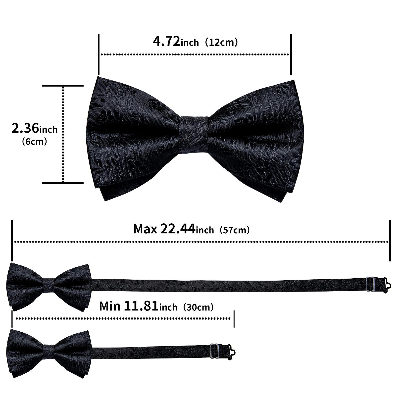 4Pcs Black Solid Floral Men's  - Men'S Grooming Set Gift 评论和价格