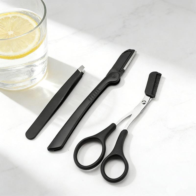 Eyebrow Grooming Kit Stainless - Men'S Grooming Eyebrow Shape 评论和价格