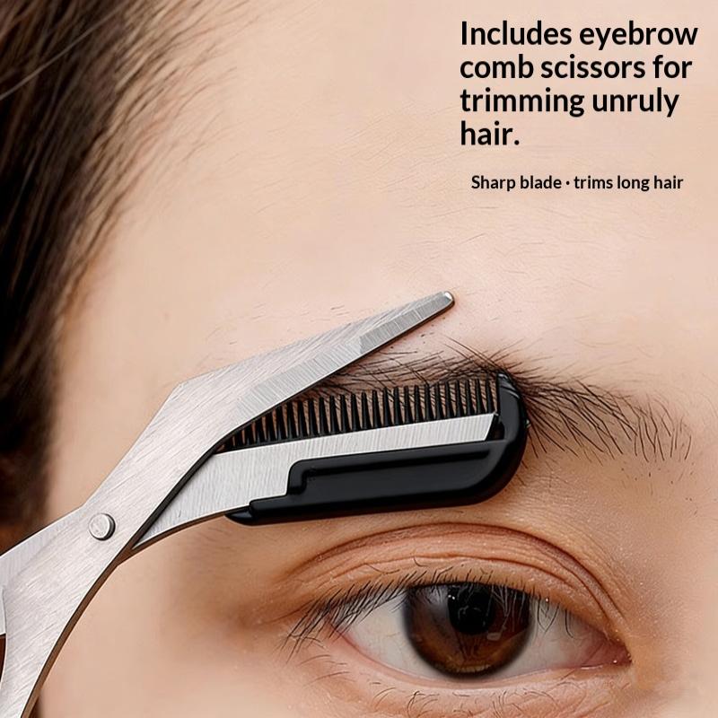 Eyebrow Grooming Kit Stainless - Men'S Grooming Eyebrow Shape 评论和价格
