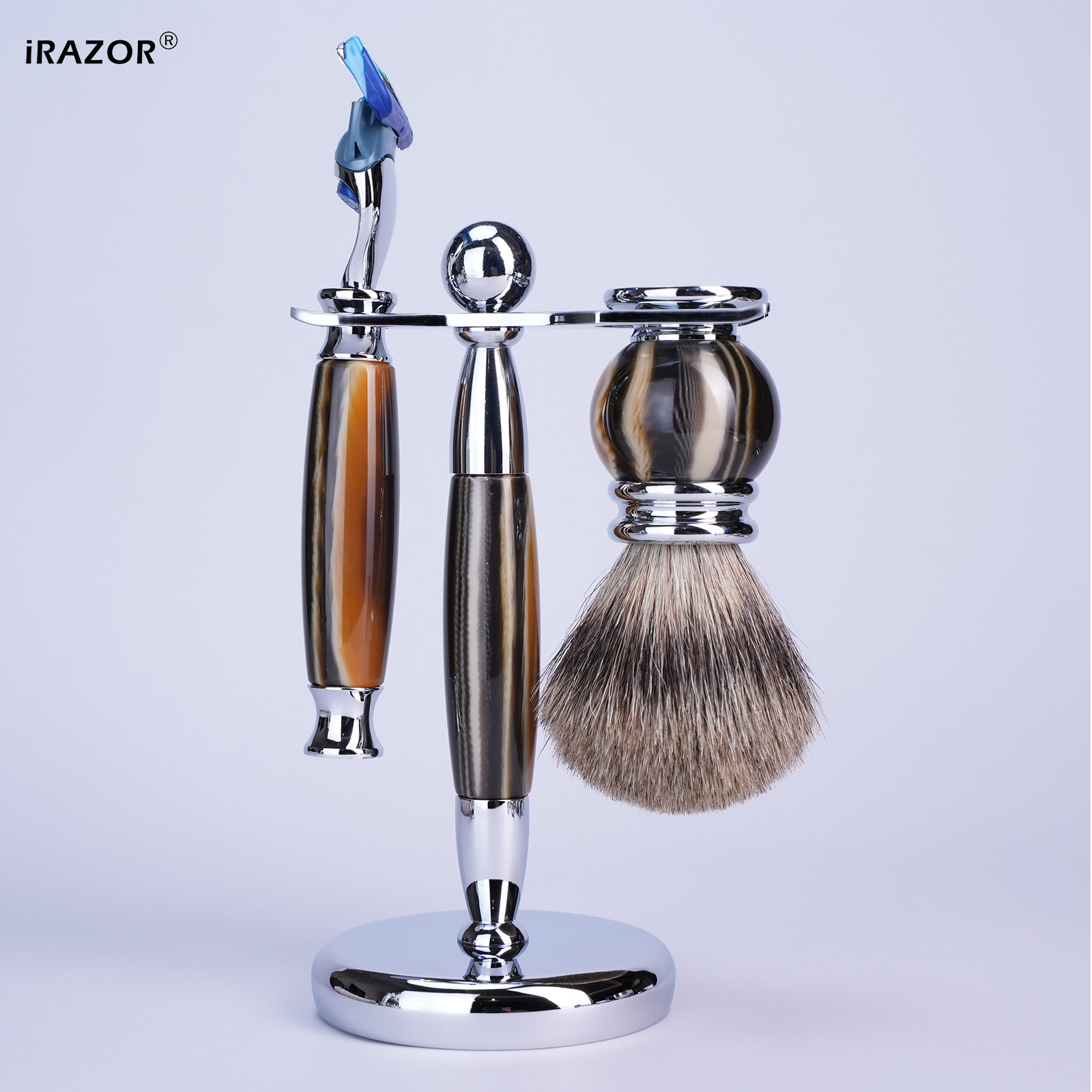iRAZOR Luxury 5-Blade F5 Fusio - Men'S Grooming Razor Kit 评论和价格