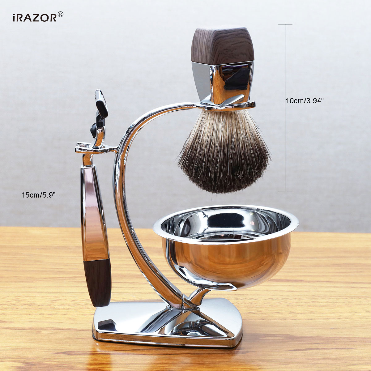 iRAZOR Professional Wet Shavin - Men'S Grooming Razor Kit 评论和价格