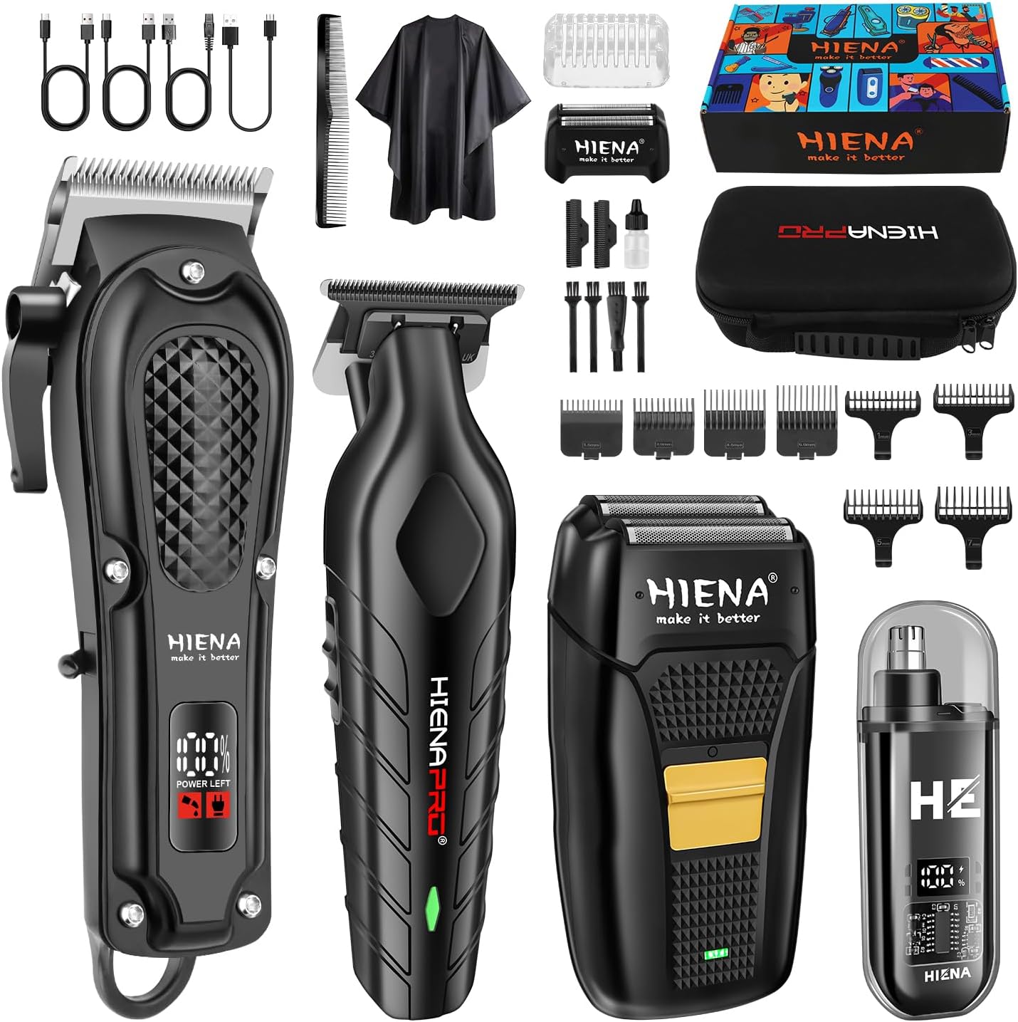 Professional Cordless Hair Cli - Men'S Grooming Set Gift 评论和价格